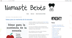 Desktop Screenshot of namastebebes.com